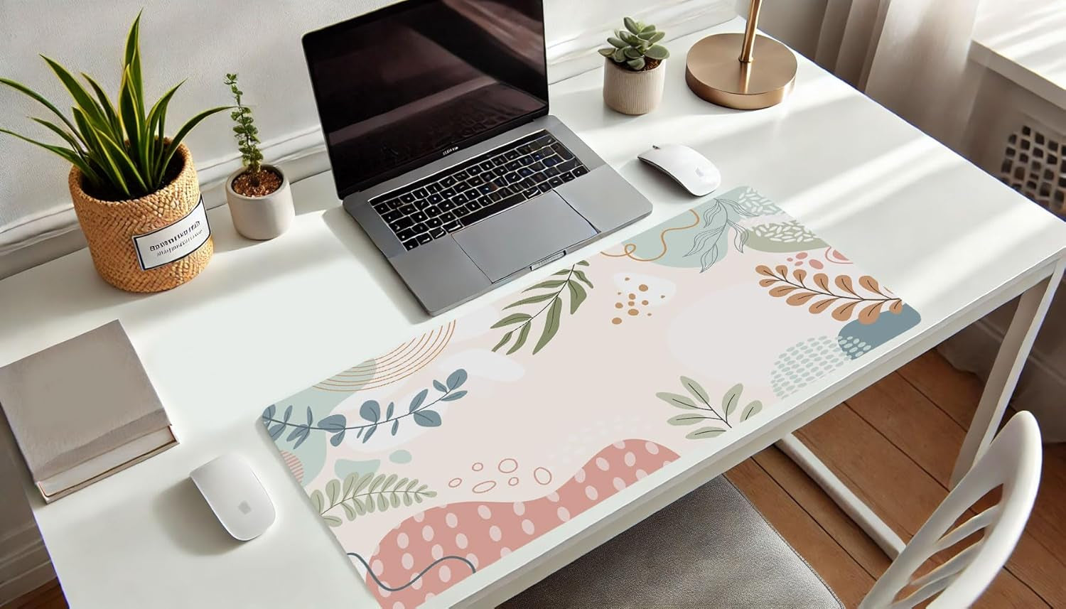 Large Desk Mat - XL Desk Pad for Keyboard & Mouse - Cute Home Office Essentials